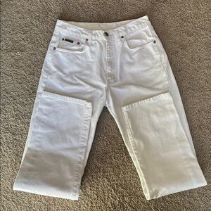 Calvin Klein White Denim Jeans Size 9